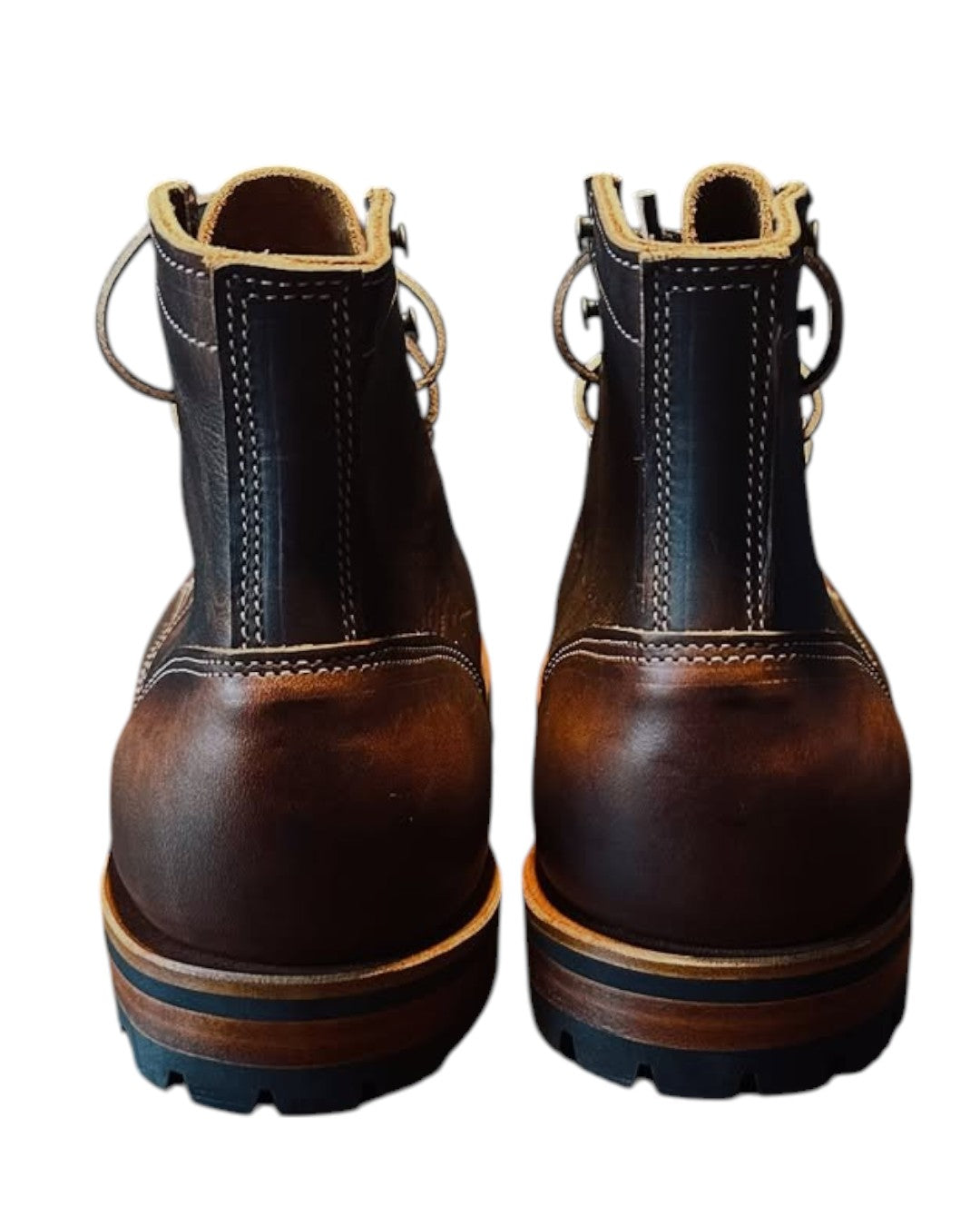 Tobacco Snake Bite Plain Real Leather Handmade Shoes